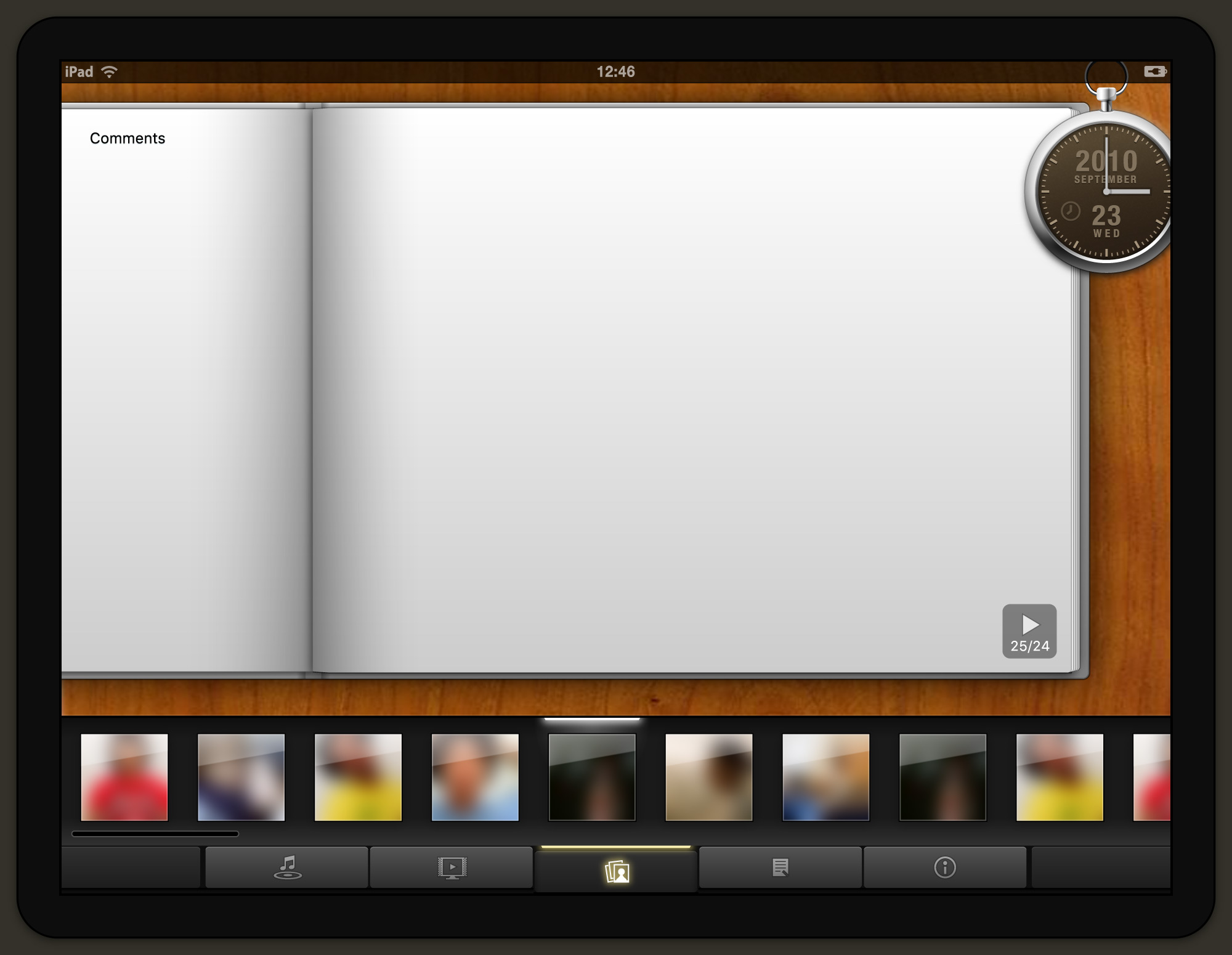 BOOQS  iPad App UI